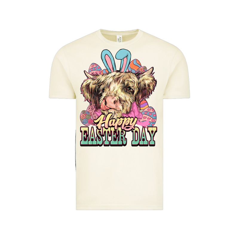 Easter Day Cow Vintage Tee by NancyCooperArtShop | Teevron