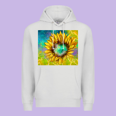 Sparkling Sunflower Premium Hoodie Designed By Tumblerdesignbyshophia