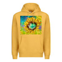 Mustard sparkling sunflower Premium Hoodie - TumblerDesignByShophia