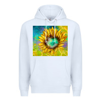 White sparkling sunflower Premium Hoodie - TumblerDesignByShophia