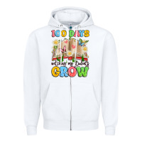 White 100 days watching my students grow Zipper Hoodie - Artiststas