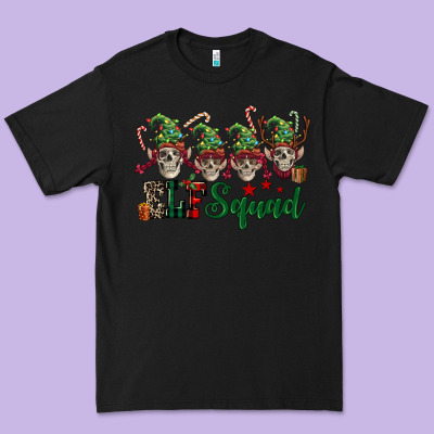 Elf Squad Skulls Premium Tee Designed By Fadigitalartstudio