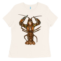 Bone crawfish Ladies Tee - FaDigitalArtStudio