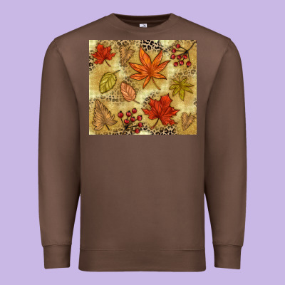 Fall Leaves Premium Sweatshirt Designed By Nancycooperartshop