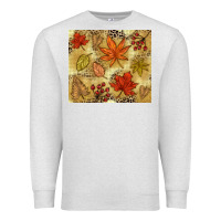Oatmeal Heather Fall leaves Premium Sweatshirt - NancyCooperArtShop