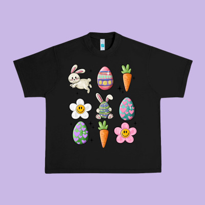 Easter Doodles Urban Heavy Tee Designed By Maliassmallbusiness