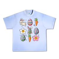 Grape Ice easter doodles Urban Heavy Tee - MaliasSmallBusiness