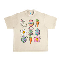 Sandshell easter doodles Urban Heavy Tee - MaliasSmallBusiness