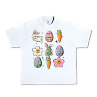 White easter doodles Urban Heavy Tee - MaliasSmallBusiness
