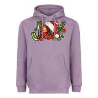 Lavender Joy with woman Heavyweight Hoodie - NancyCooperArtShop