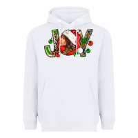 White Joy with woman Heavyweight Hoodie - NancyCooperArtShop