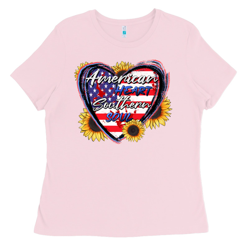 American Heart Southern Soul Ladies Tee by CowGirlArtShop | Teevron