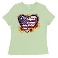 Matcha American heart southern soul Ladies Tee - CowGirlArtShop