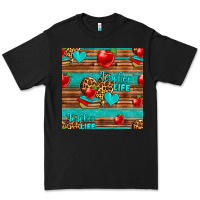 Black teacher life seamless pattern Premium Tee - HRA Design Shop