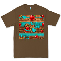 Cacao teacher life seamless pattern Premium Tee - HRA Design Shop
