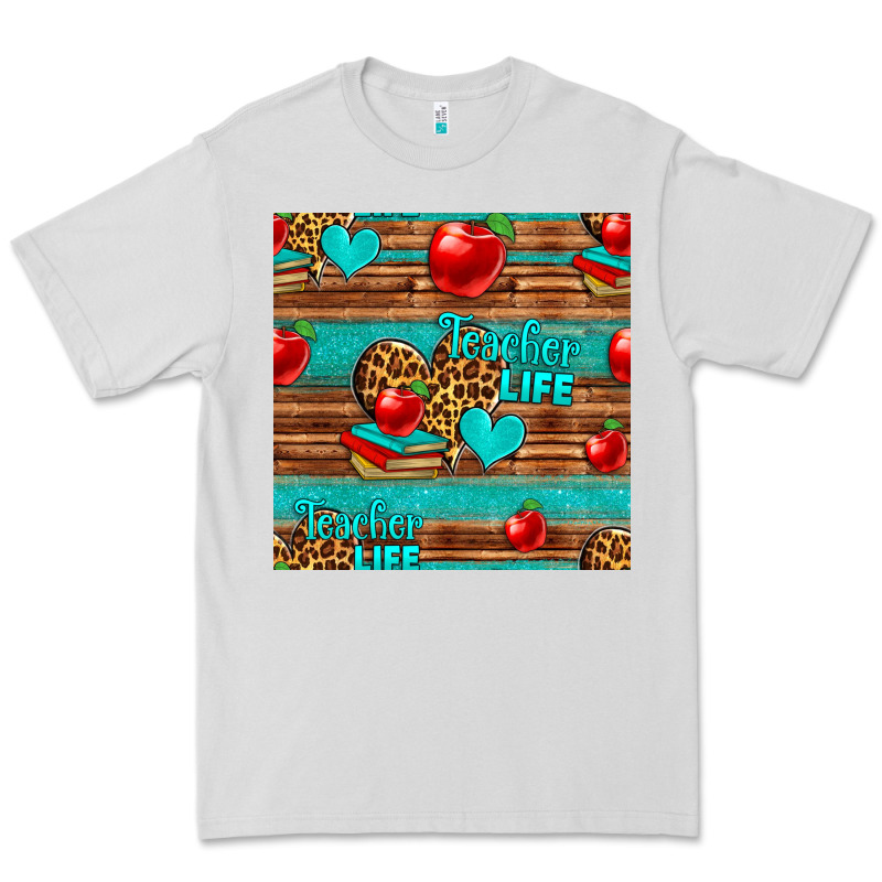 Teacher Life Seamless Pattern Premium Tee by HRA Design Shop | Teevron
