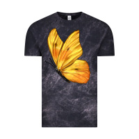 Cloud Black Flying Cloudless Sulphur Butterfly Vintage Tee - LillyAllenDesigns