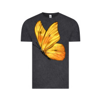 Vintage Black Flying Cloudless Sulphur Butterfly Vintage Tee - LillyAllenDesigns