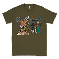 Army Green Happy Easter Y'all Classic Tee - CowhideDigitalArt