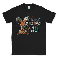Black Happy Easter Y'all Classic Tee - CowhideDigitalArt