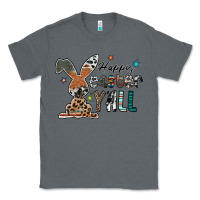 Charcoal Heather Happy Easter Y'all Classic Tee - CowhideDigitalArt