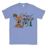 Colony Blue Happy Easter Y'all Classic Tee - CowhideDigitalArt