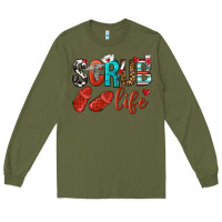 Army Green scrub life Long Sleeve Tee - NancyCooperArtShop