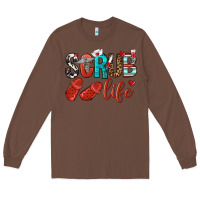 Chestnut scrub life Long Sleeve Tee - NancyCooperArtShop