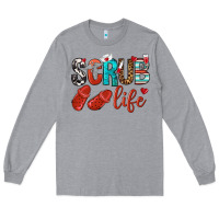 Heather Grey scrub life Long Sleeve Tee - NancyCooperArtShop