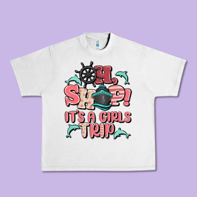 Oh Ship It's A Girls Trip Urban Heavy Tee Designed By Maliassmallbusiness