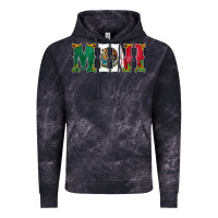 Cloud Black mexican flag mini Vintage Hoodie - Jasminsmagicworld