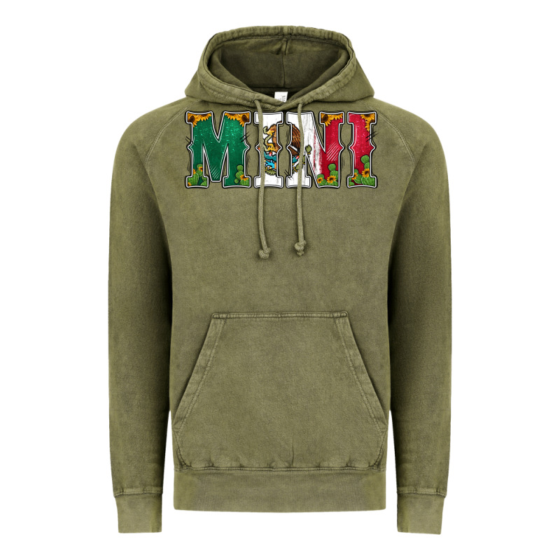 Mexican Flag Mini Vintage Hoodie by Jasminsmagicworld | Teevron