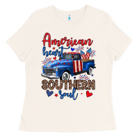 Bone American heart southern soul truck Ladies Tee - Neo Western
