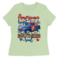 Matcha American heart southern soul truck Ladies Tee - Neo Western