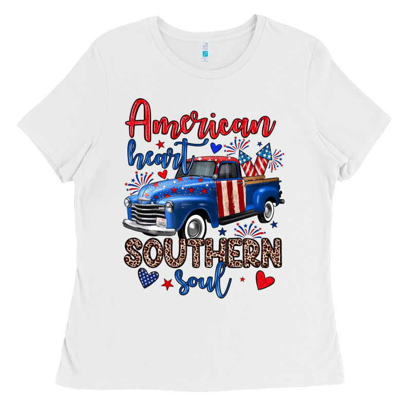 American Heart Southern Soul Truck Ladies Tee by Neo Western | Teevron