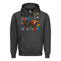 Charcoal Heather a little dirt never hurt Zipper Hoodie - Artiststas