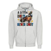 Dove Grey a little dirt never hurt Zipper Hoodie - Artiststas