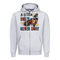 Heather Grey a little dirt never hurt Zipper Hoodie - Artiststas