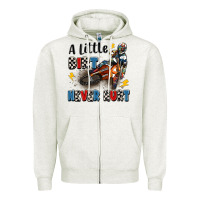 Oatmeal Heather a little dirt never hurt Zipper Hoodie - Artiststas