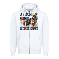 White a little dirt never hurt Zipper Hoodie - Artiststas