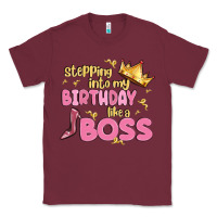 Burgundy birthday boss Classic Tee - MaliasSmallBusiness