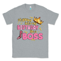 Heather Grey birthday boss Classic Tee - MaliasSmallBusiness