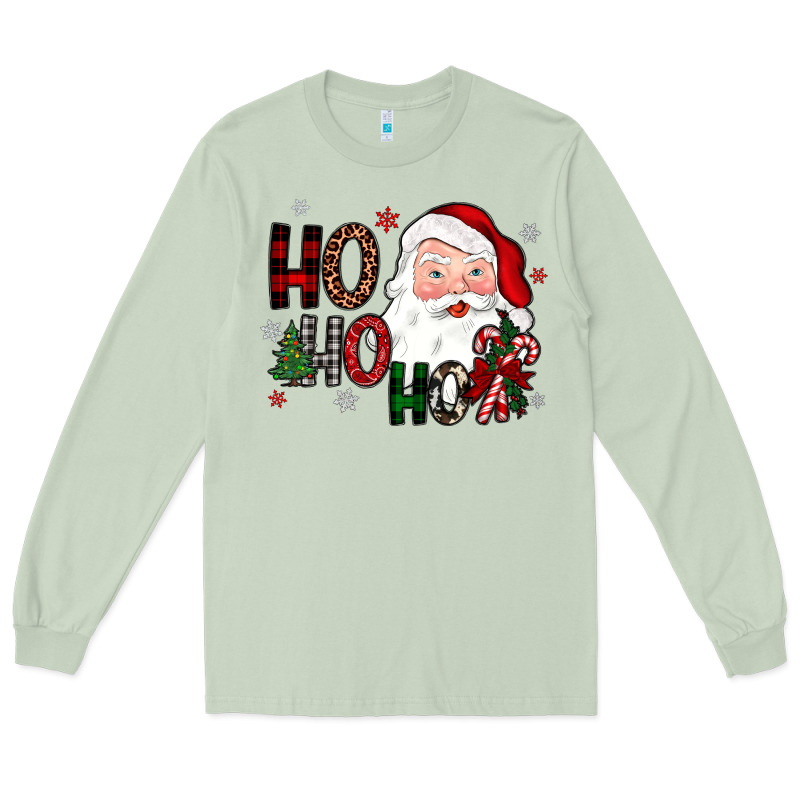 Ho Ho Ho Long Sleeve Tee by JahusDesignShop | Teevron