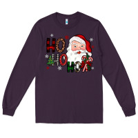 Plum ho ho ho Long Sleeve Tee - JahusDesignShop