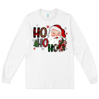 White ho ho ho Long Sleeve Tee - JahusDesignShop
