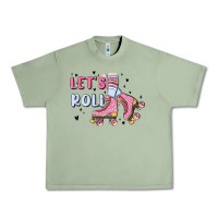Oil Green let's roll Urban Heavy Tee - MaliasSmallBusiness