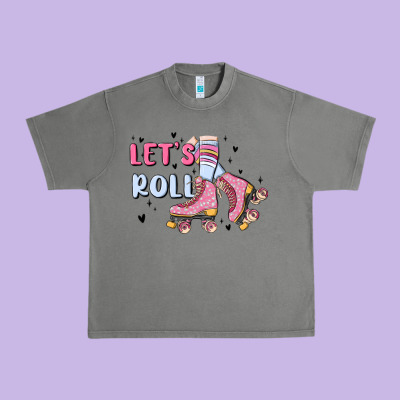 Let's Roll Urban Heavy Tee Designed By Maliassmallbusiness