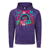 Cloud Purple xo xo rainbow valentine Vintage Hoodie - NancyCooperArtShop