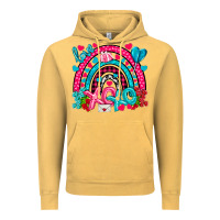 Vintage Mustard xo xo rainbow valentine Vintage Hoodie - NancyCooperArtShop