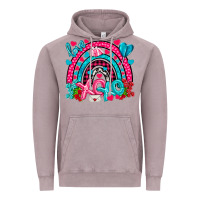Vintage Zinc xo xo rainbow valentine Vintage Hoodie - NancyCooperArtShop